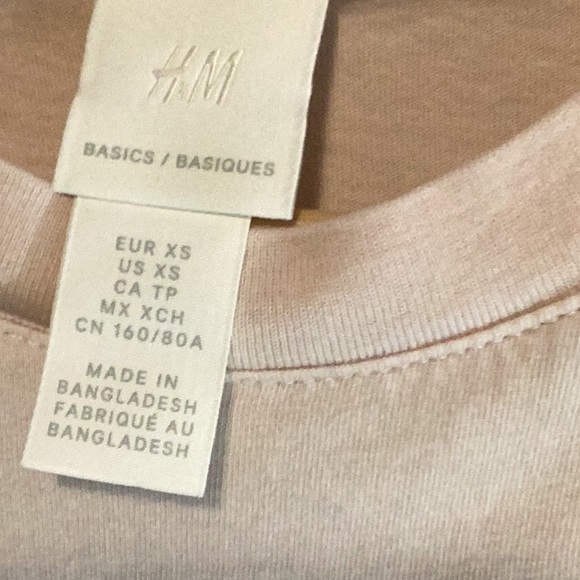 H&M basic pink tee - Picture 3 of 5